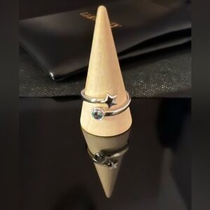 Jewelry / Mystic Topaz Sterling Silver Wrap Star Ring
